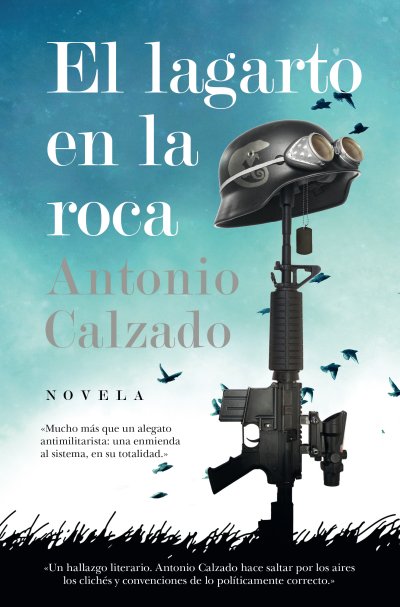 El lagarto en la roca